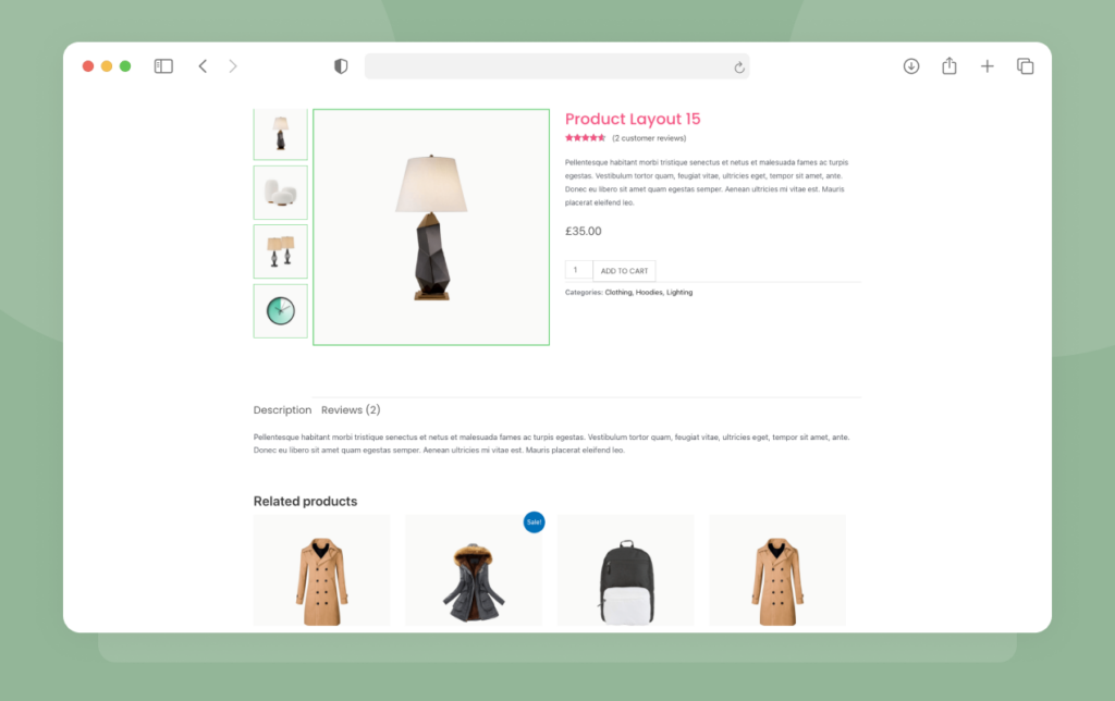 Image Left with Related