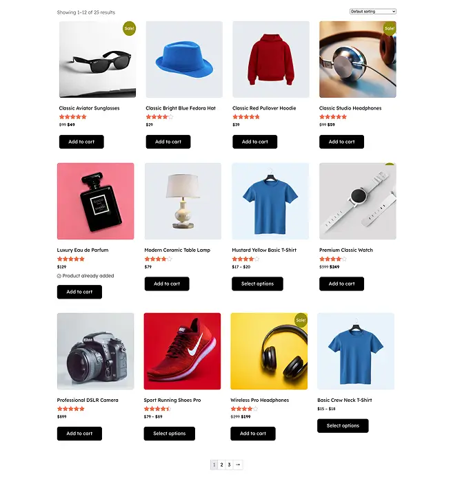 Theme Style Shop Layout