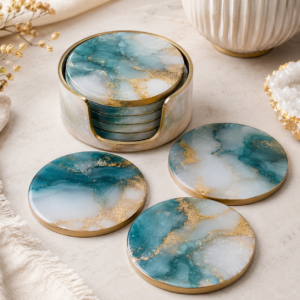 Resin Coaster Set