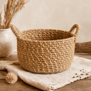 Handwoven Jute Basket