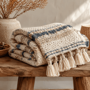 Woven Cotton Throw Blanket