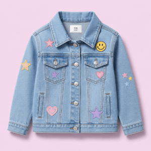 Patch Denim Kids Jacket