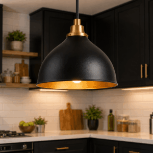 Modern Black Pendant Light