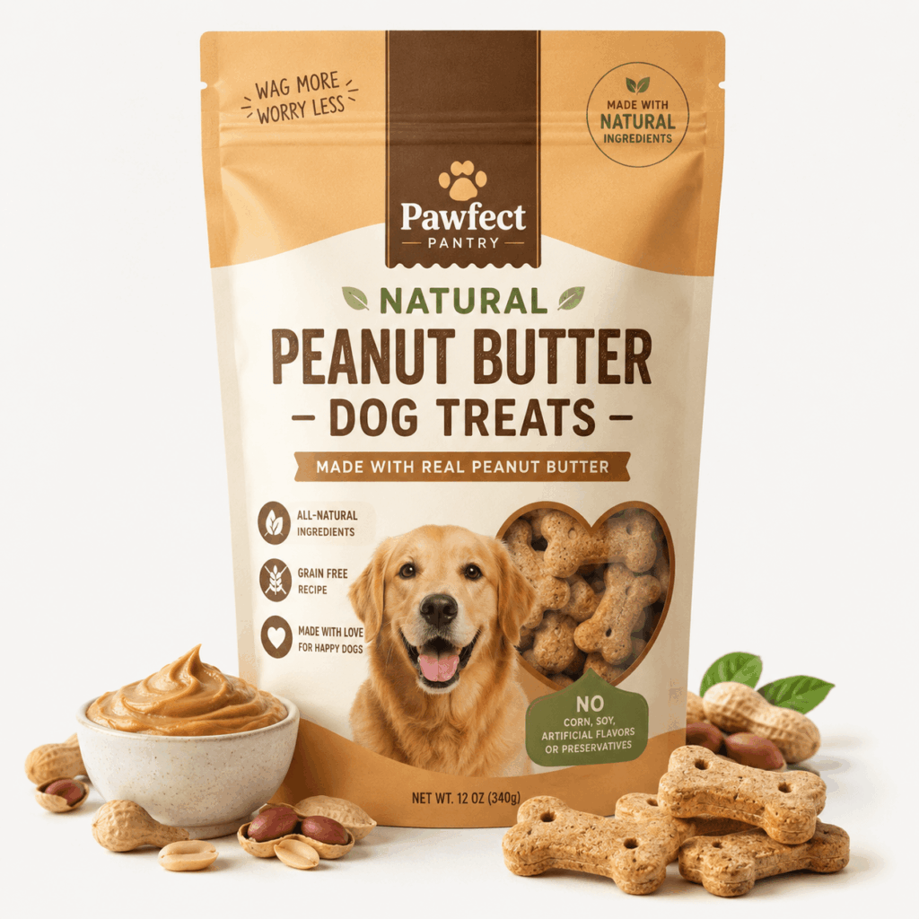 Natural Peanut Butter Dog Treats