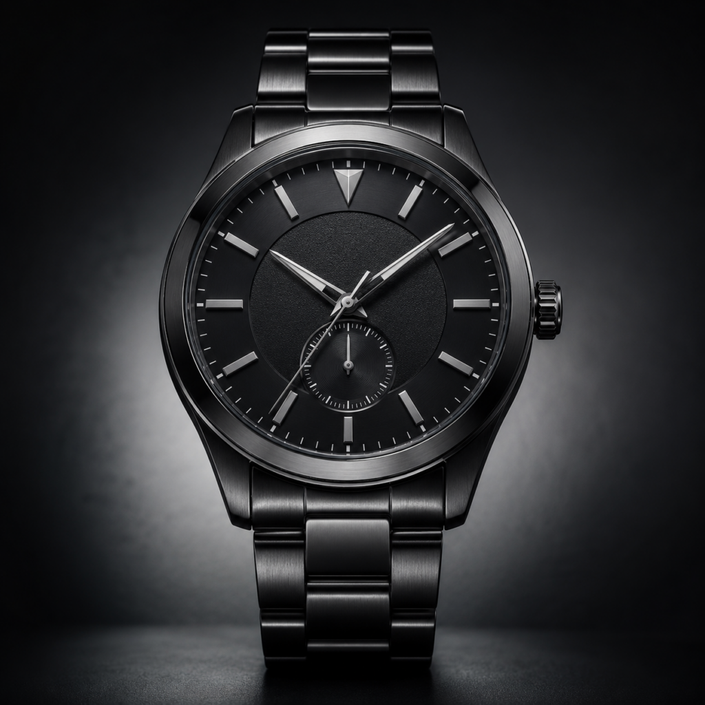 Executive Black Dial Watch